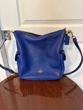 Coach pennie brilliant blue bag